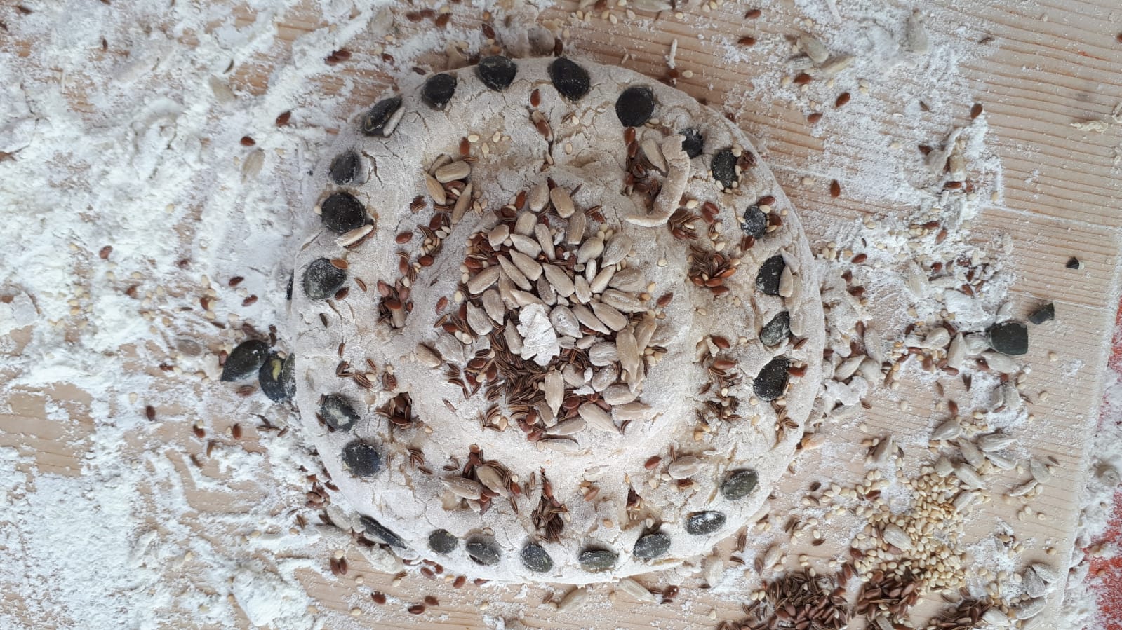 Brotbacken Erstkommunionkinder