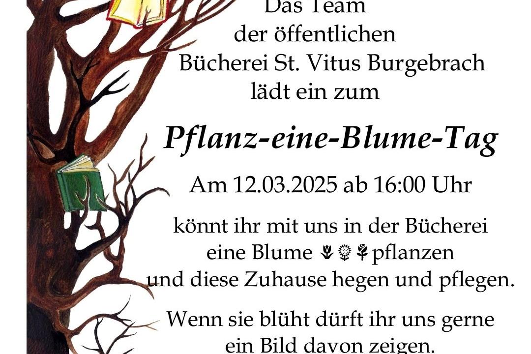 Tag der Blume Bücherei